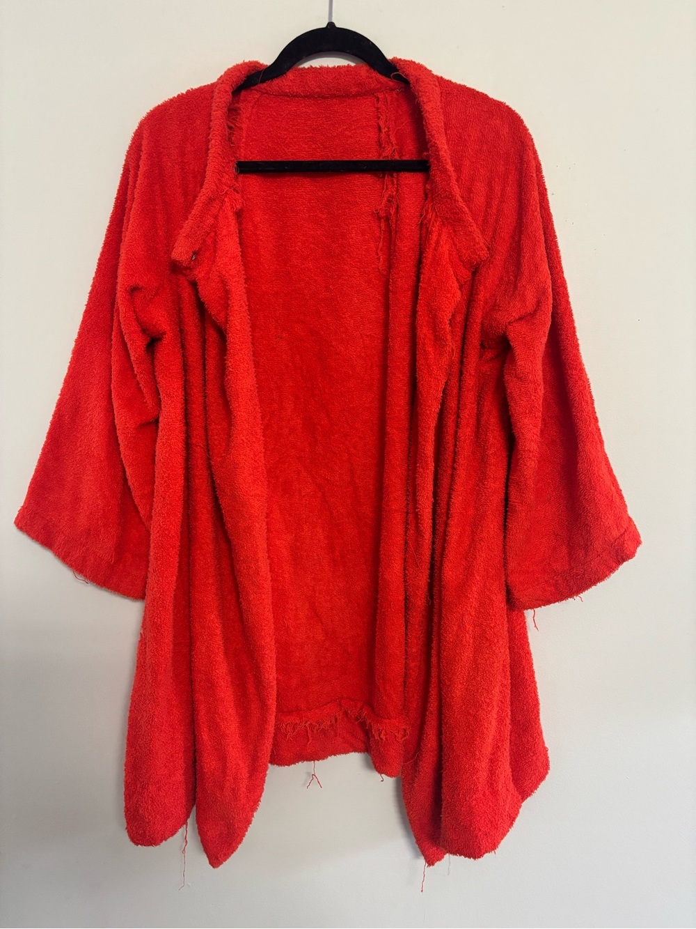 🧡 Vintage Orange Terry Cloth Jacket 🧡